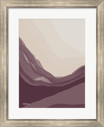 Framed Lavender Flow Print