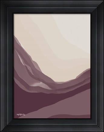 Framed Lavender Flow Print