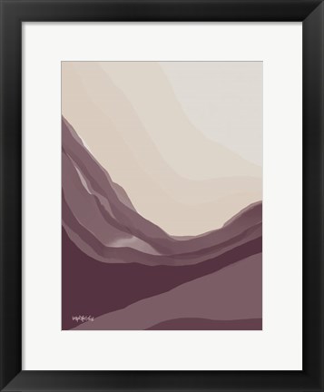 Framed Lavender Flow Print