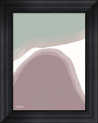 Framed Lavender Hill Print