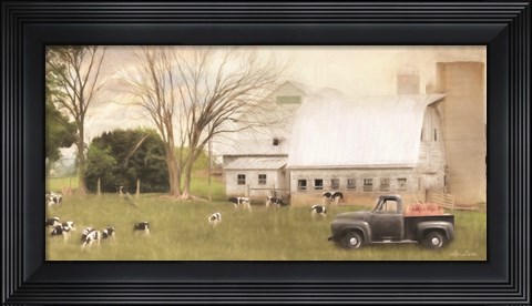 Framed Virginia Dairy Farm Print