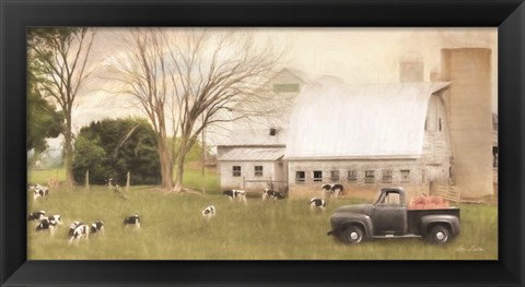 Framed Virginia Dairy Farm Print