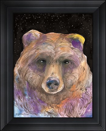 Framed Galaxy Bear Print