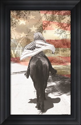 Framed Kayla&#39;s Flag Print