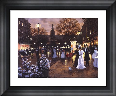 Framed Good Evening Print