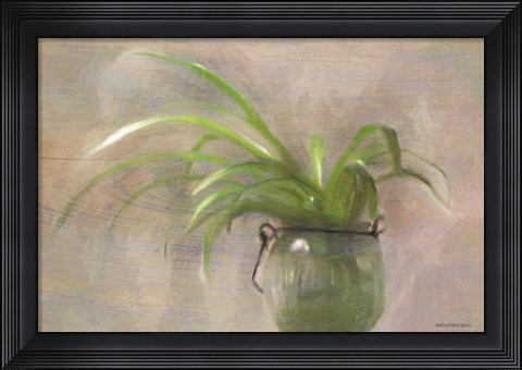Framed Glass Pot Plant Print