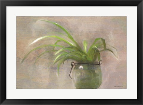 Framed Glass Pot Plant Print