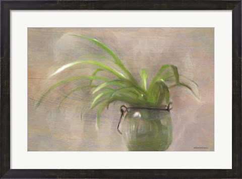 Framed Glass Pot Plant Print