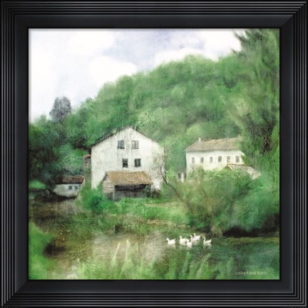 Framed Country Cottage Print