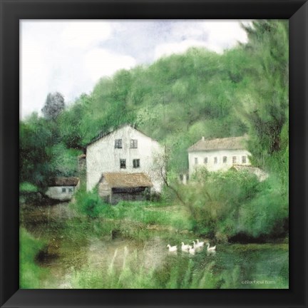 Framed Country Cottage Print