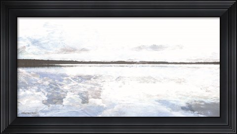 Framed Lake Landscape Print