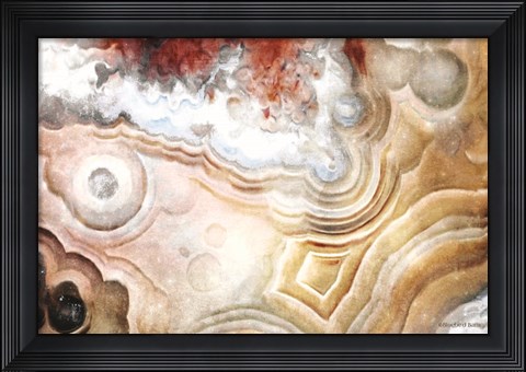 Framed Agate Abstract Print
