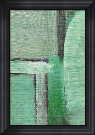 Framed Mint Julip Abstract II Print