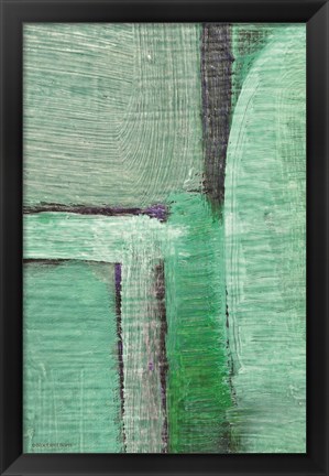 Framed Mint Julip Abstract II Print