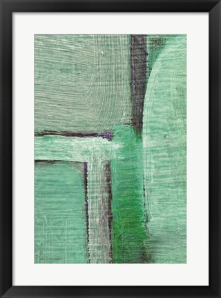 Framed Mint Julip Abstract II Print