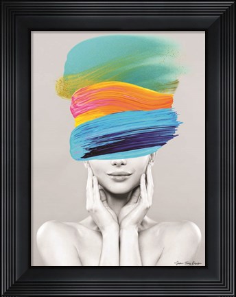 Framed Beauty in Colors Print