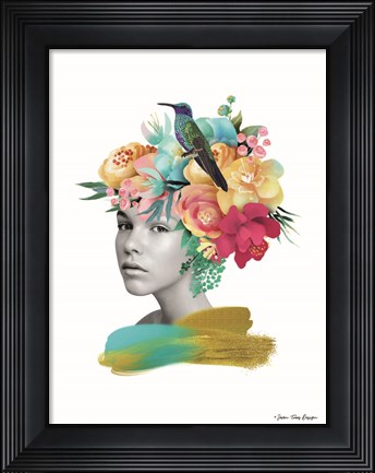 Framed Girl and the Paradise Print