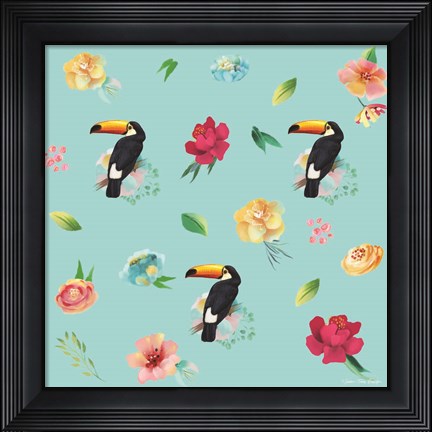Framed Toucans in Paradise Print
