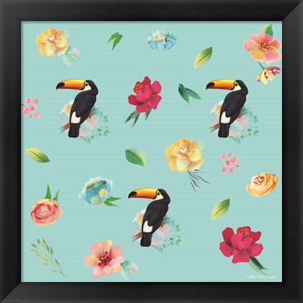 Framed Toucans in Paradise Print