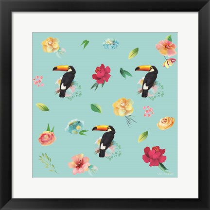 Framed Toucans in Paradise Print