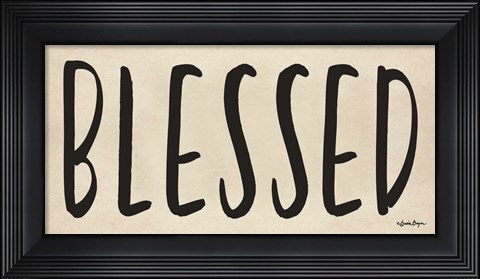 Framed Blessed Print