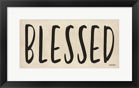 Framed Blessed Print