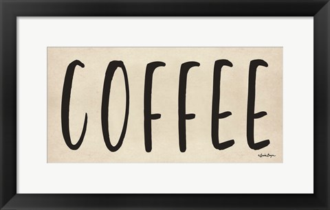 Framed Coffee Print