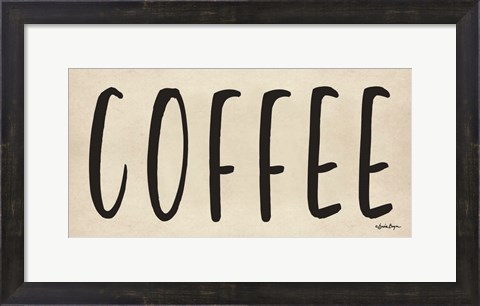 Framed Coffee Print