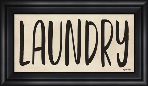 Framed Laundry Print