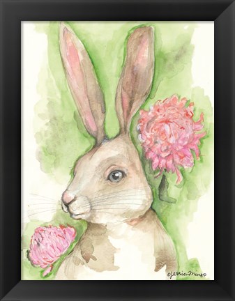 Framed Ruby the Rabbit Print