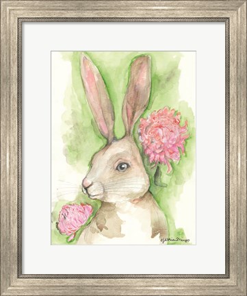 Framed Ruby the Rabbit Print