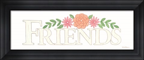 Framed Friends Print