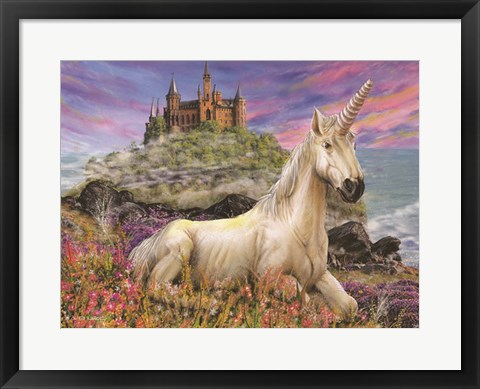 Framed Royal Unicorn Print