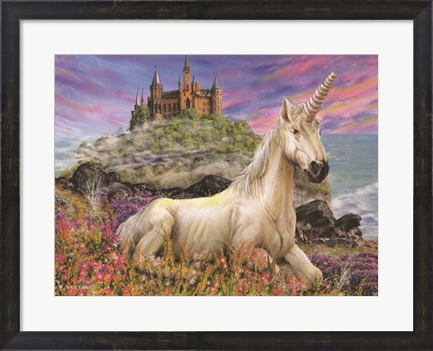 Framed Royal Unicorn Print