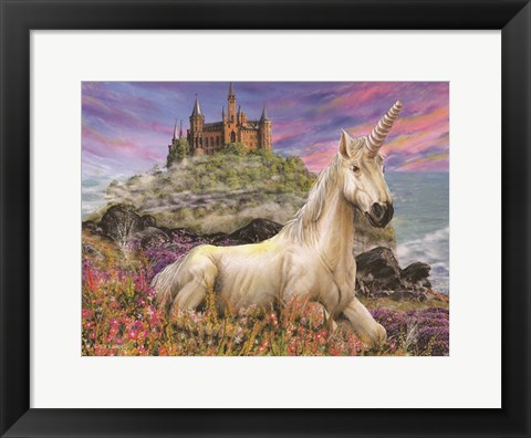 Framed Royal Unicorn Print