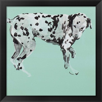 Framed Pop Modern Dog I Print