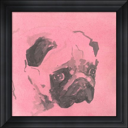 Framed Pop Modern Dog IV Print