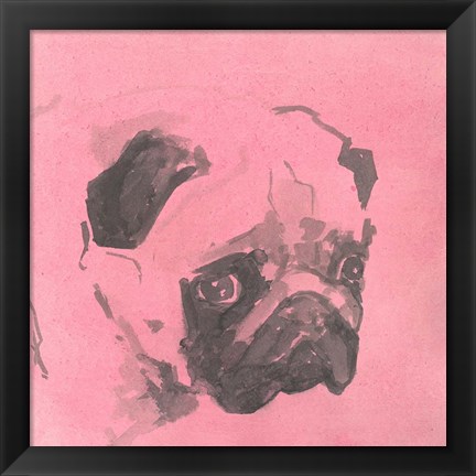 Framed Pop Modern Dog IV Print