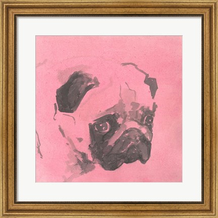 Framed Pop Modern Dog IV Print