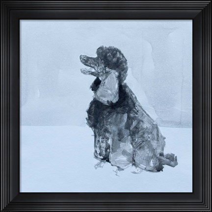 Framed Pop Modern Dog V Print