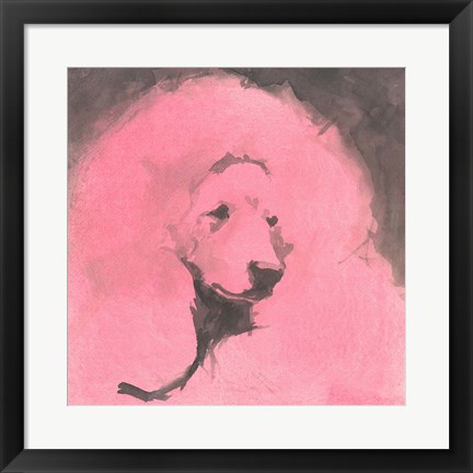 Framed Pop Modern Dog VI Print