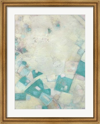 Framed Turquoise Celebration II Print