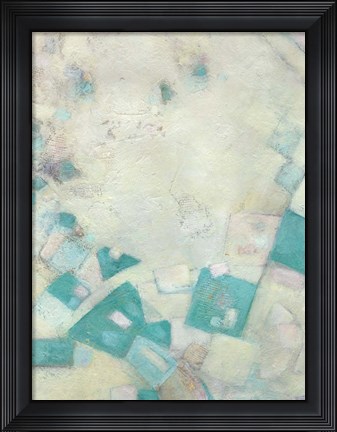 Framed Turquoise Celebration II Print