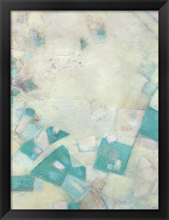 Framed Turquoise Celebration II Print