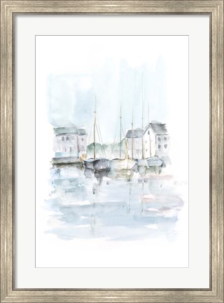 Framed New England Port II Print