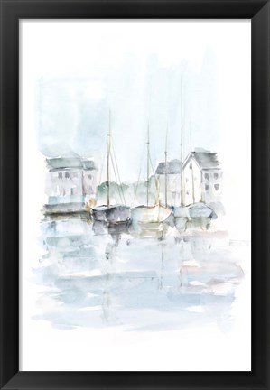 Framed New England Port II Print