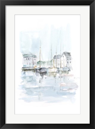 Framed New England Port II Print