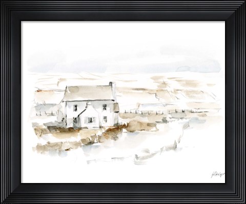 Framed Neutral Farmhouse I Print