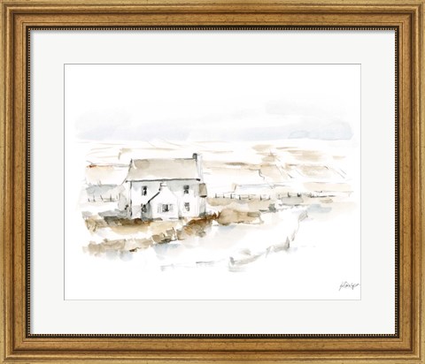 Framed Neutral Farmhouse I Print