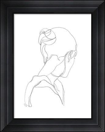 Framed Feminine Contour II Print